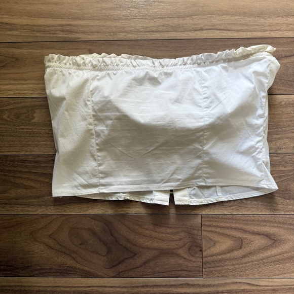 Princess Polly | Size 12 | White Yazmin Strapless Corset Top - Picture 4 of 7
